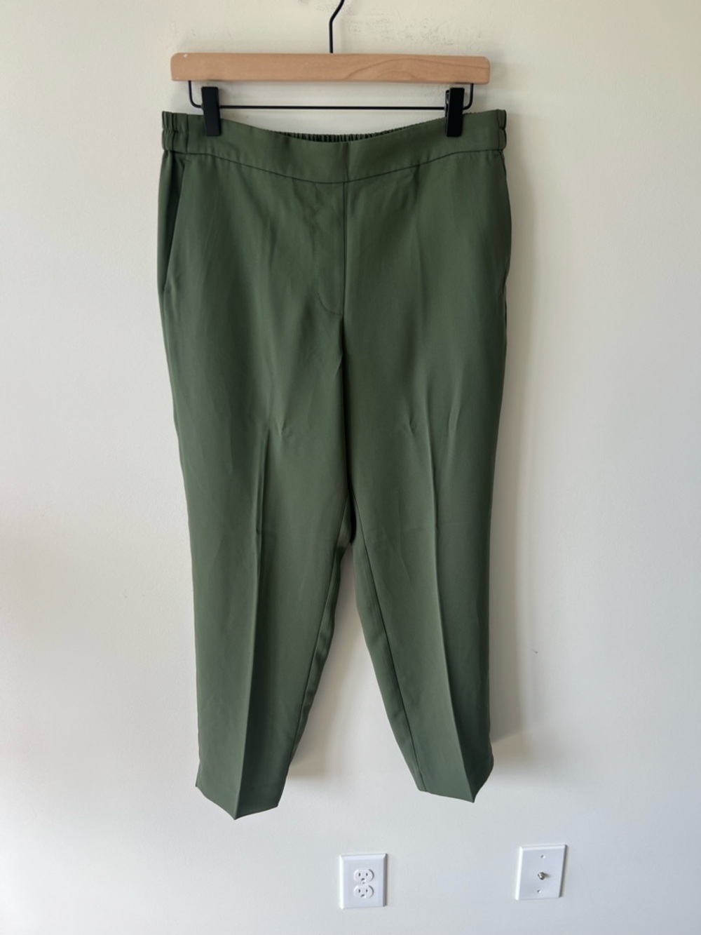 J. Crew Olive Green Jamie Pants Pull on Office Casual Workwear